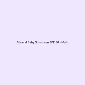 Mineral Baby Sunscreen SPF 50