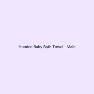 Hooded Baby Bath Towel
