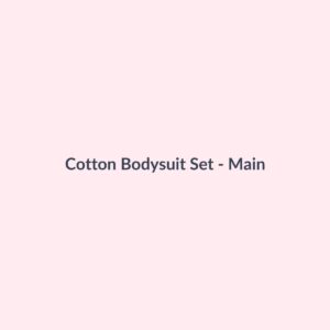 Cotton Bodysuit Set