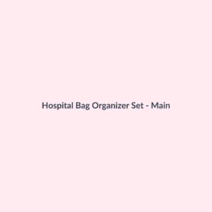 Hospital Bag Organizer Set